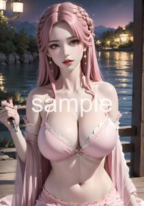 AI イラスト アート ポスター A4写真 セクシー かわいい 女の子 美女 美人 水着 美脚 巨乳 貧乳 美尻 豊艶 アニメ 同人 グラビア MU0174