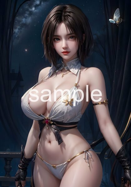 AI イラスト アート ポスター A4写真 セクシー かわいい 女の子 美女 美人 水着 美脚 巨乳 貧乳 美尻 豊艶 アニメ 同人 グラビア MU0220