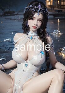 AI イラスト アート ポスター A4写真 セクシー かわいい 女の子 美女 美人 水着 美脚 巨乳 貧乳 美尻 豊艶 アニメ 同人 グラビア MU0469