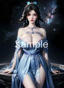 AI イラスト アート ポスター A4写真 セクシー かわいい 女の子 美女 美人 水着 美脚 巨乳 貧乳 美尻 豊艶 アニメ 同人 グラビア MU0381