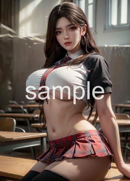 AI イラスト アート ポスター A4写真 セクシー かわいい 女の子 美女 美人 水着 美脚 巨乳 貧乳 美尻 豊艶 アニメ 同人 グラビア ST0263