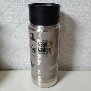 クリーンカンティーン×エイプ シルバー 迷彩 A Bathing Ape Klean Kanteen カモフラージュ 水筒 アウトドア コラボ ボトル 16oz 473ml