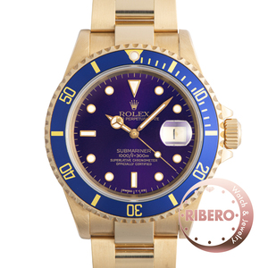 ROLEX Rolex Submarine Date 16618 S number violet 