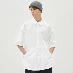 【XXL】ジップポケットシャツ(5分袖) UNDERCOVER