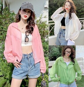  all 3 color jacket blouson light chicken wings woven ultra-violet rays measures put on ..[ large size equipped ] 2XL pink 