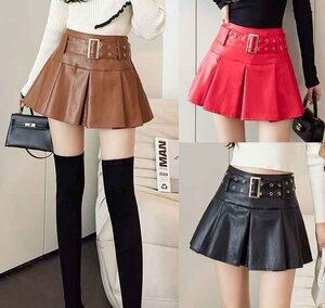  miniskirt frill skirt lovely simple casual bottoms autumn winter S black 