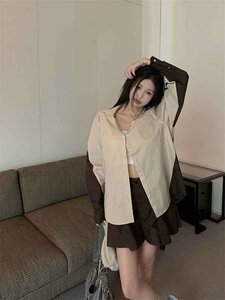 長袖ニット ニットトップス フリル レース レトロ Vネック かわいい カットソー 秋服 レディース