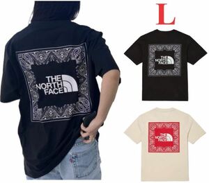 THE NORTH FACE ノースフェイス Tシャツ 半袖 メンズ レディース BANDANA S/S R/TEE 綿 抗菌 バンダナ ラウンドT クリーム/L K539B