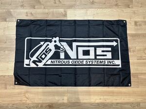 Nos Notro негабаритный флаг баннер около 150 × 90 см. Гобеплый флаг украшения гаража Американский американский автомобиль Хот -рог Wype Charger Noss