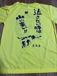 【レア】泣きたい時は山に来い!!赤石岳人生避難小屋Tシャツ