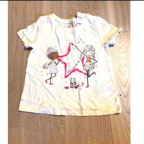 女の子 Tシャツ トップス 100 プティマイン ブランシェス ブリーズ