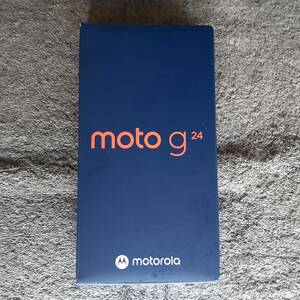 新品 moto g24 アイスグリーン 色の確認の為開封したのみです