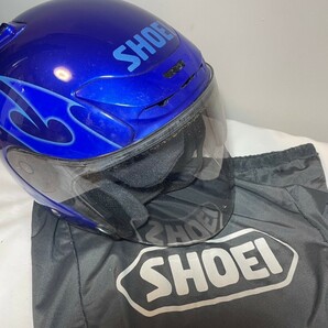  SHOEI ショウエイ J-FORCE 2 Jフォース2 JACK ブルー BLUE ジェットヘルメット の画像1