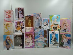 【未検品・ジャンク扱い】リゼロ/SAO/まどマギ/ラブライブ/俺ガイル 他 開封済み フィギュア 15点 まとめ売り 喜多川海夢 他 [6-3] No.2039