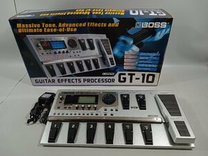 【通電確認のみ・ジャンク】 BOSS ボス GT-10 Guitar Effects Processor マルチエフェクター [10-3] No.2099