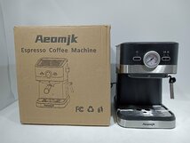 【確認のため開封・未使用】 Aeomjk コーヒーマシン CM3110 スクリュータイプ エスプレッソマシン 完品 [1-5] No.2120_画像1