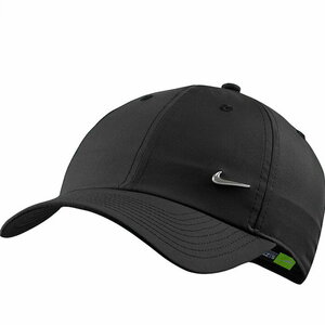 新品 ナイキ メタルロゴ ドライ キャップ ブラック 57～59 メンズ レディース スポーツキャップ ゴルフキャップ ランニングキャップ 帽子