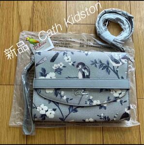 Cath Kidston BRITISHBIRDS ショルダー クラッチ２way ショルダーバッグ