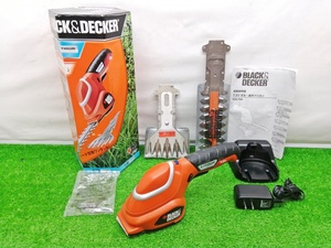  junk BLACK&DECKER black and decker 7.2V rechargeable barber's clippers 1.5Ah battery built-in GSL700