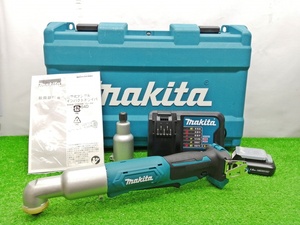 中古品 makita マキタ 10.8V 充電式 アングル インパクトドライバ 1.5Ahバッテリ×1個付 アタッチメント付 TL064DSH