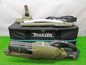 中古品 makita マキタ 40Vmax 充電式 クリーナー オリーブ CL003GZO