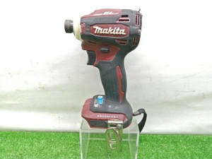 中古品 makita マキタ 18V 充電式 インパクトドライバ オーセンティックレッド TD172DZAR