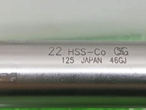 未開封 未使用品 OSG オーエスジー エンドミル TiNコートラフィングロング ファインピッチ 刃径22mm 88422 EX-TIN-RELF 22 ②_画像5