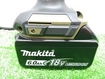 未使用品 makita マキタ 18V 充電式 インパクトドライバ 6.0Ahバッテリ×2付 オリーブ TD173DRGXO ⑤_画像8