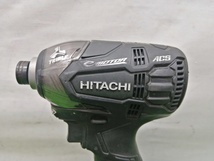 中古品 HITACHI 日立工機 18V コードレス インパクトドライバ 6.0Ahバッテリ×2付 黒 WH18DDL2 2LYPK(B)_画像5