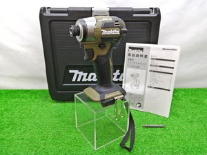  unused goods makita Makita 18V rechargeable impact driver olive case attaching TD173DZO