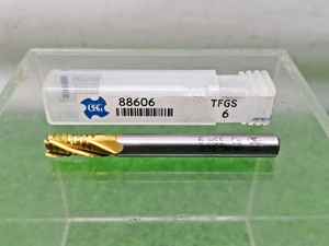 未開封 未使用品 OSG オーエスジー エンドミル タフニックゴールド ショート 刃径6mm 88606 TFGS 6
