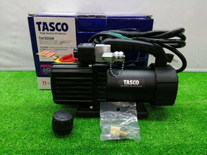 未使用品 イチネン TASCO オイル逆流防止弁付ウルトラミニツーステージ 真空ポンプ TA150SW