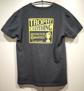 トロフィークロージング　M 38/40 ボックスロゴ　ポケットTシャツ　TROPHY CLOTHING BOXLOGO POCKET　半袖シャツ　シャツ