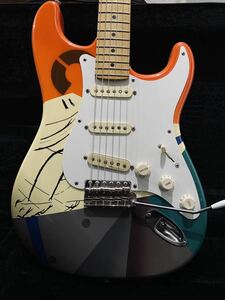 Crews Maniac Sound SEC-Graphic Crash Eric Clapton strat with Fender Custom Shop Vintage Noiseless Pickup クルーズ フェンダー