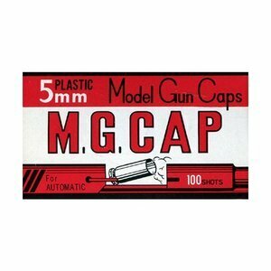 MGC・M.G.CAP 発火式モデルガン用5ｍｍキャップ火薬（赤色）