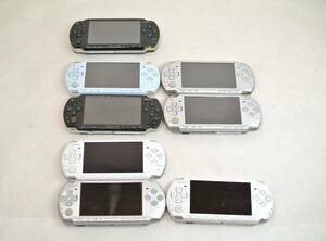 SONY　ソニー　PSP　まとめて　全8台　PSP1000　PSP2000　PSP3000 ジャンク 部品取り ノーチェック まとめ ゲーム機　