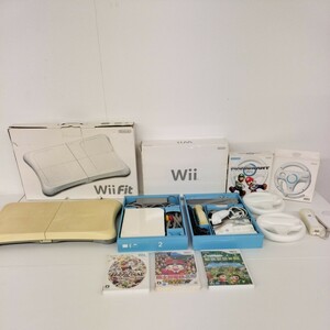 ◎ Nintendo　Wii　ゲーム機 ソフト コントローラー Fit　セット　動作未確認　（8825/10285/11053）