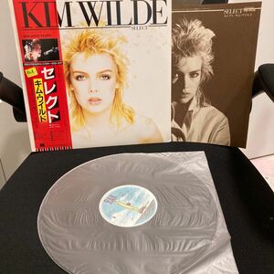 ※10920　LP レコード 帯付き / Kim Wilde Select / キム・ワイルド セレクト 再生動作未確認 