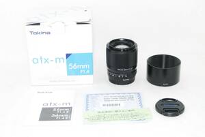 ★極美品★Tokina トキナー atx-m 56mm F1.4 E SONY ソニーE 元箱付き♪