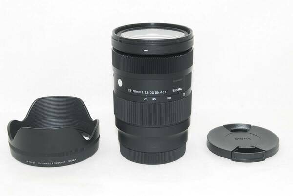 ★良品★SIGMA シグマ 28-70mm F2.8 DG DN Contemporary ライカLマウント フード付き♪