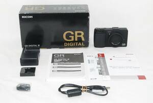 * превосходный товар *RICOH Ricoh цифровая камера GR DIGITAL IV изначальный с коробкой!