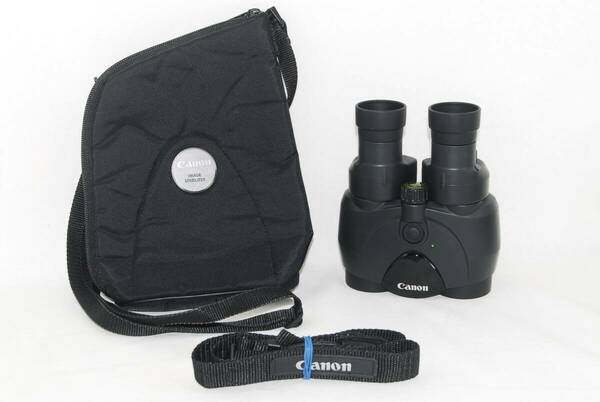 ★良品★Canon キャノン 防振双眼鏡 BINOCULARS 10x30 IS 10倍 ケース付き♪