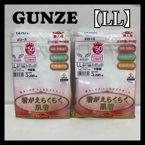 ★新品★　GUNZE 肌着　下着　ズロース　消臭　制菌　LLサイズ　セット売り　 グンゼ　 婦人　まとめ売り