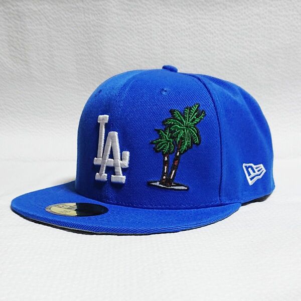 New Era MLB Los Angeles Dodgersキャップサイズ　7 1/2(59.6センチUS 刺繍 ヤシの木 