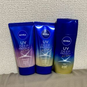 【未使用】ニベアUV ディーププロテクト３個セット