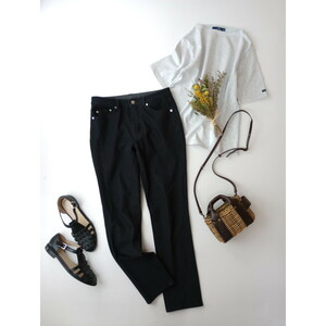 B-THREE B3 Be s Lee [ seems to be, black .. still charming ] Fit feeling tapered pants black black 34 (49K+1692)