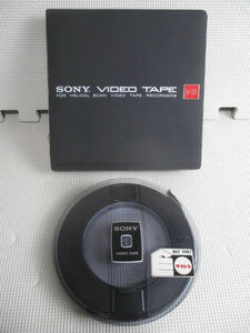 *SONY VIDEO TAPE V-31* Sony катушка видеолента носитель записи Showa Retro подлинная вещь редкость редкостный!R-70507 kana 