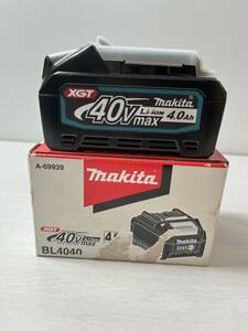 makita/マキタ リチウムイオンバッテリ 40V4.0Ah BL4040(1回) 純正品 中古品