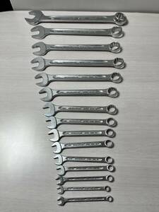  combination wrench 15 pcs set STAHLWILLE stabi re-OPEN BOX 13 GERMANY secondhand goods 