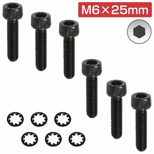 【送料無料】レカロ シート 固定用 高強度 ボルト 内歯set M6×25 6本set SR1/2/3/4/5 LX LS LT A8 Cクラシック エルゴメド オルソペド